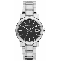 Burberry Ladies Check Stamped Watch BU9101