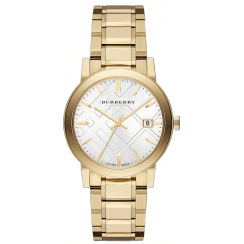 Burberry Ladies Check Stamped Watch BU9103