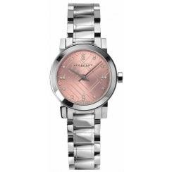 Burberry Ladies The City Check Diamond Watch BU9223