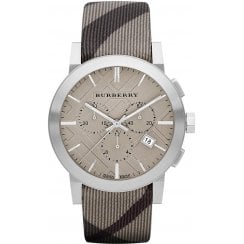 Burberry Mens Nova Check Chronograph Watch BU9358