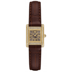 Emporio Armani Ladies Genni Leather Watch AR11705