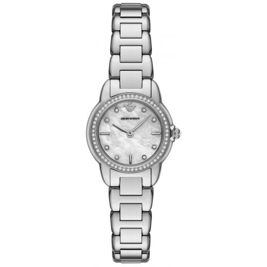 Emporio Armani Ladies Mia Mother of Pearl Watch AR11669