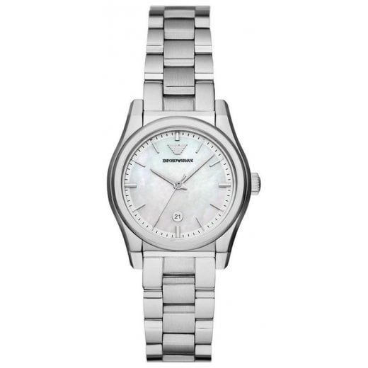 Emporio Armani Ladies Silver Federica Watch AR11557