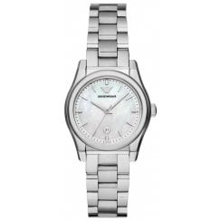Emporio Armani Ladies Silver Federica Watch AR11557