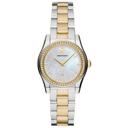 Emporio Armani Ladies Two Tone Federica Watch AR11559