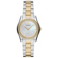 Emporio Armani Ladies Two Tone Federica Watch AR11559