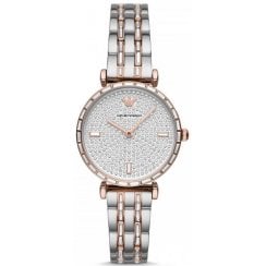 Emporio Armani Ladies Two Tone Watch AR11293