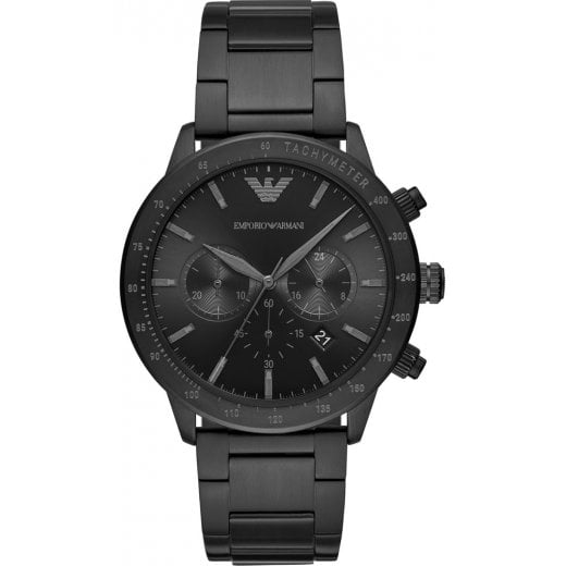 Emporio Armani Mens Black Mario Watch AR11242