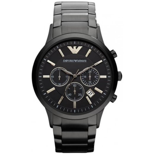Emporio Armani Mens Black Renato Watch AR2453