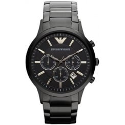 Emporio Armani Mens Black Renato Watch AR2453