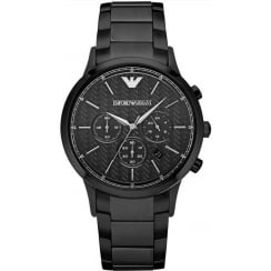 Emporio Armani Mens Black Renato Watch AR2485