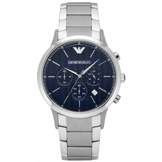 Emporio Armani Mens Blue Renato Watch AR2486