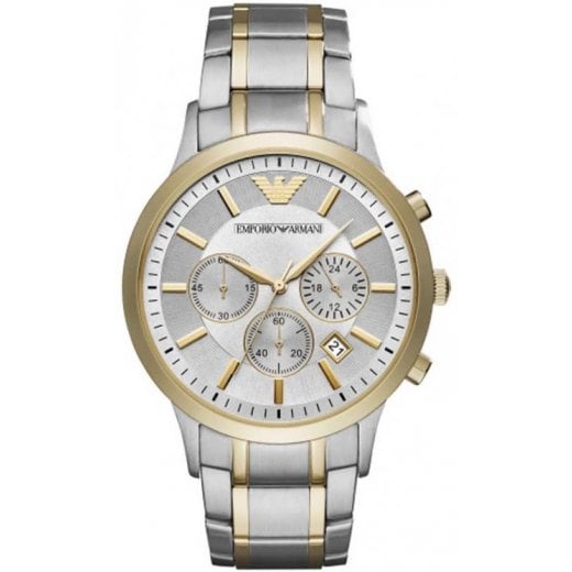 Emporio Armani Mens Two Tone Watch AR11076