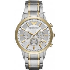 Emporio Armani Mens Two Tone Watch AR11076