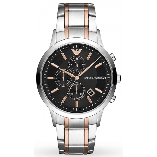 Emporio Armani Mens Two Tone Watch AR11165