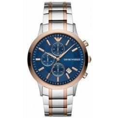 Emporio Armani Mens Two Tone Watch AR80025