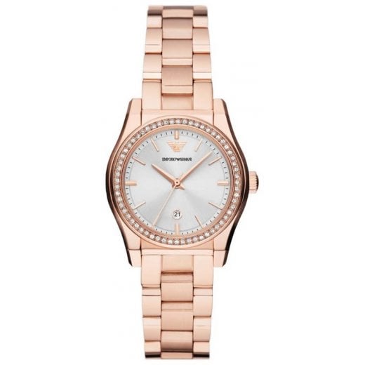 Emporio Armani Ladies Rose Gold Federica Watch AR11558