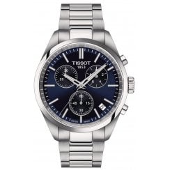 EX DISPLAY Tissot Mens 40mm Blue Dial PR 100 Watch T150.417.11.041.00