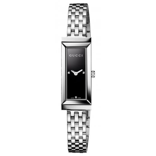 Gucci Ladies 14mm G-Frame Diamond Set Watch YA127504