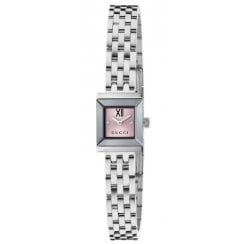 Gucci Ladies 14mm G-Frame Diamond Set Watch YA128539
