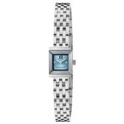 Gucci Ladies 14mm G-Frame Diamond Set Watch YA128540