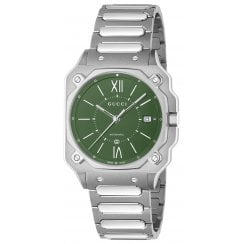 Gucci Mens 36mm G-Flat Automatic Watch YA166404