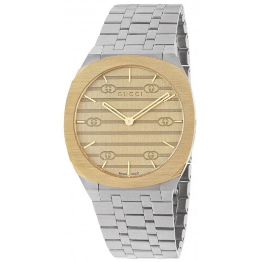 Gucci Men's 38mm 25H Watch YA163405