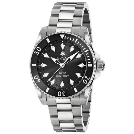 Gucci Mens 40mm Automatic Dive Watch YA136353
