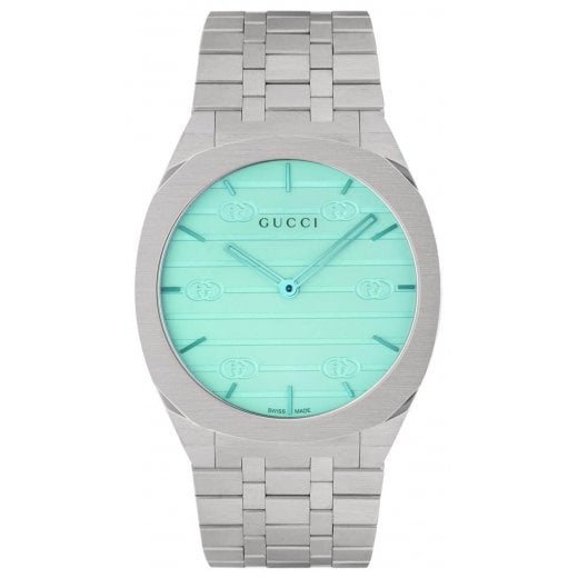 Gucci Unisex 38mm 25H Ocean Blue Glass Watch
