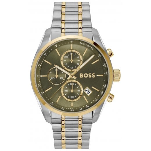 Hugo Boss Mens Grand Prix 44.5mm Chronograph Watch HB 1514227