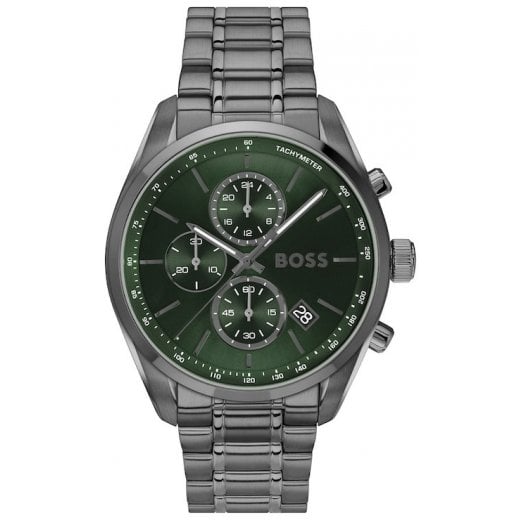 Hugo Boss Mens Grand Prix 44.5mm Chronograph Watch HB 1514228