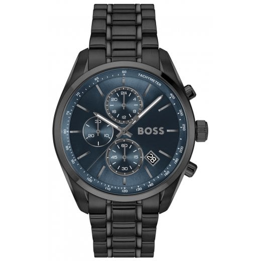 Hugo Boss Mens Grand Prix 44.5mm Chronograph Watch HB 1514314