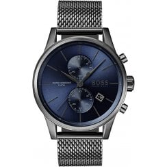 Hugo Boss Mens Gunmetal Navigator Watch HB 1513677
