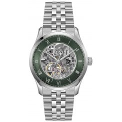 Hugo Boss Mens Principle 41mm Skeleton Automatic Watch HB 1514236