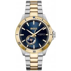 Hugo Boss Mens Troper Two Tone Automatic Watch HB 1514201