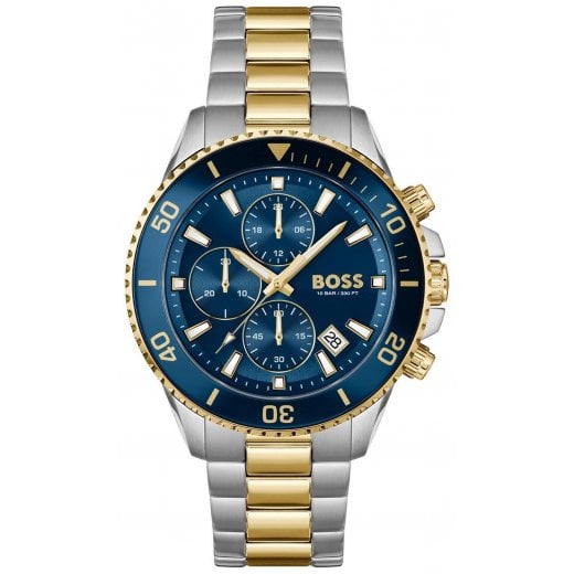 Hugo Boss Mens Two Tone Admiral Watch HB 1514257
