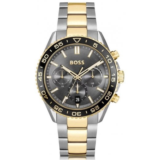 Hugo Boss Mens Two Tone Runner Watch HB 1514144