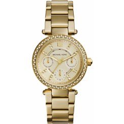 Michael Kors Ladies Gold Mini Parker Watch MK6056