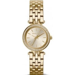 Michael Kors Ladies Gold Petite Darci Watch MK3295