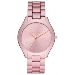 Michael Kors Ladies Pink Slim Runway Watch MK4456