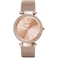 Michael Kors Ladies Rose Gold Darci Watch MK3369