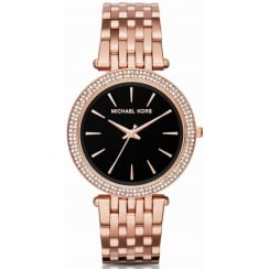 Michael Kors Ladies Rose Gold Darci Watch MK3402