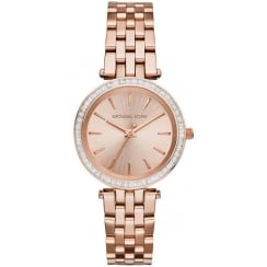 Michael Kors Ladies Rose Gold Mini Darci MK3366