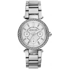 Michael Kors Ladies Silver Mini Parker Watch MK5615 