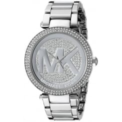 Michael Kors Ladies Silver Parker Watch MK5925