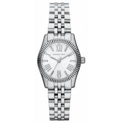 Michael Kors Ladies Silver Petite Lexington Watch MK3228