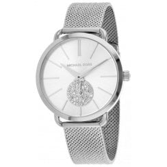 Michael Kors Ladies Silver Portia Watch MK3843