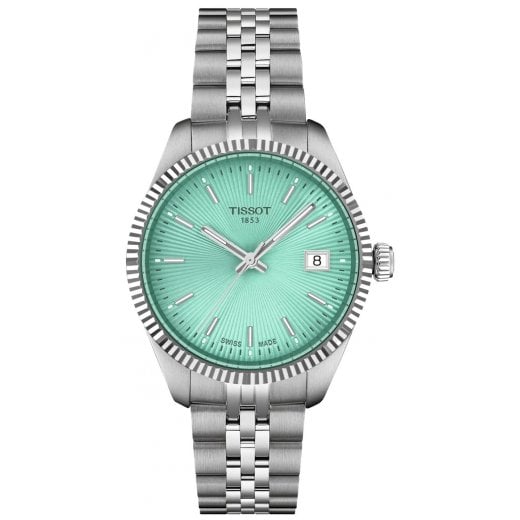 Tissot Ladies 34mm Mint Green Dial Ballade Watch T156.210.11.091.00