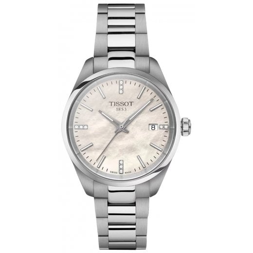 Tissot Ladies 34mm Mother Of Pearl Dial PR 100 Watch T150.210.11.116.00