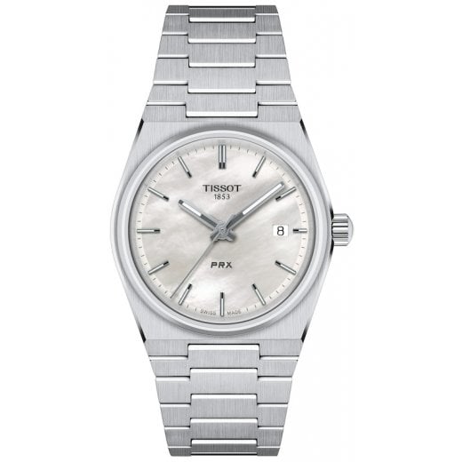 Tissot Ladies 35mm Mother Of Pearl Dial PRX Watch T137.210.11.111.00